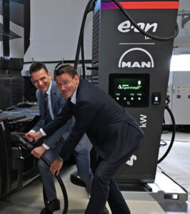 E.ON y MAN construirán una red pública de recarga para camiones eléctricos