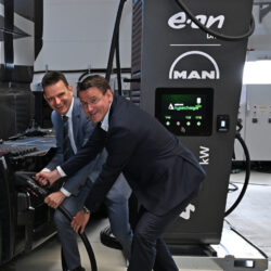 E.ON y MAN construirán una red pública de recarga para camiones eléctricos